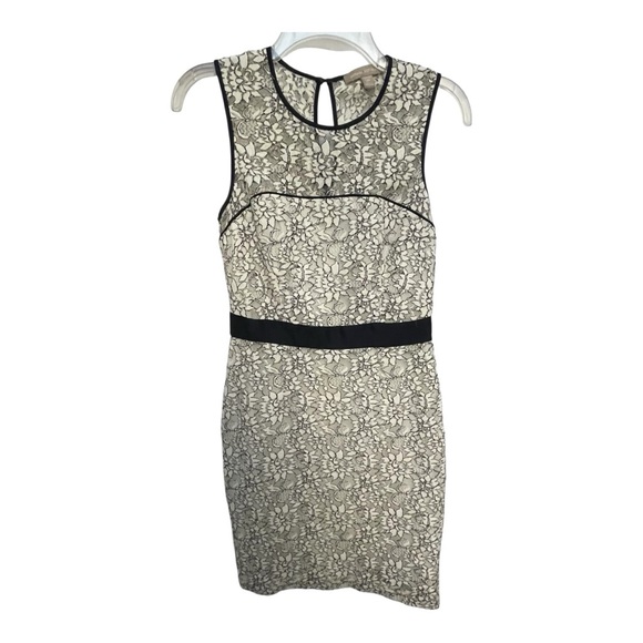 Banana Republic White Sheath Mini Dress Sleeveless - Picture 2 of 5